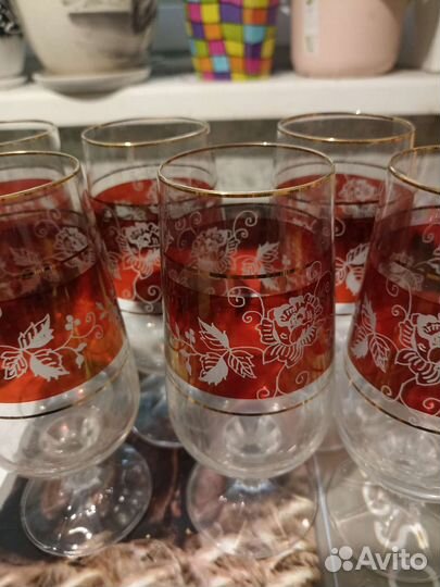 Фужеры богемия чехословакия