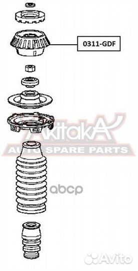 Опора амортизатора перед прав/лев 0311GDF asva