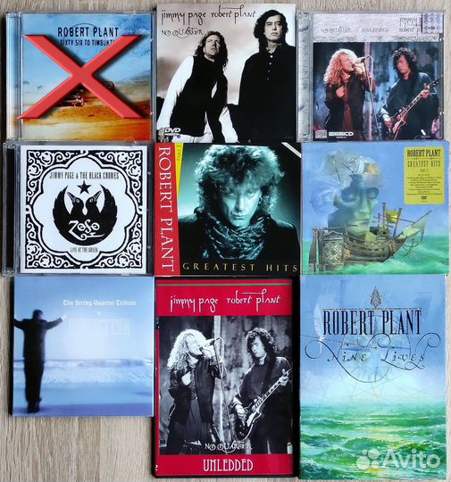 CD Led Zeppelin, Deep Purple, etc