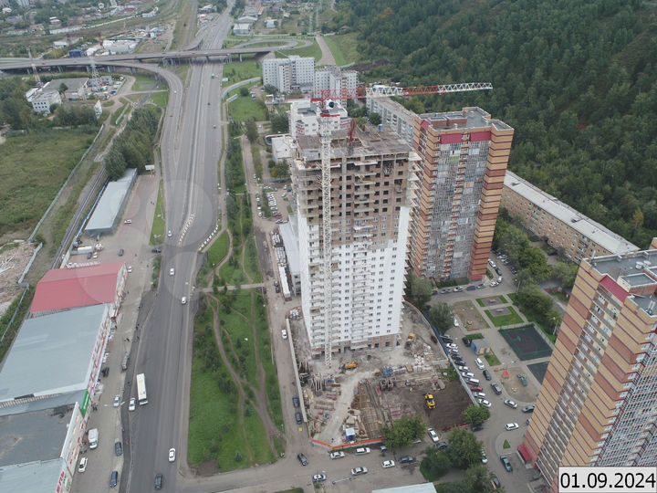 2-к. квартира, 52,3 м², 12/25 эт.