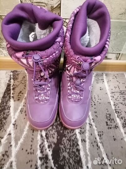 Зимние сапоги для девочки 35