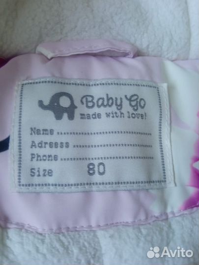 Комбинезон на девочку 80