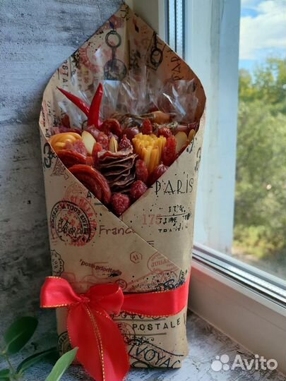 Мясной букет,Подарки мужчине
