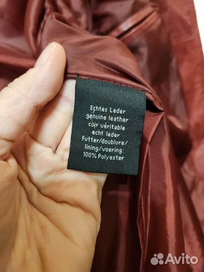 Пиджак женский кожаный большой размер