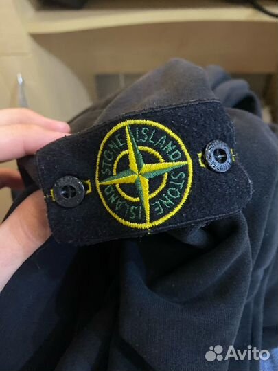 Stone island свитшот черный