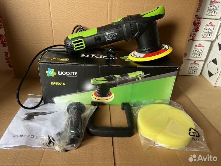 Полировальная машинка Wooste 150мм электрическая