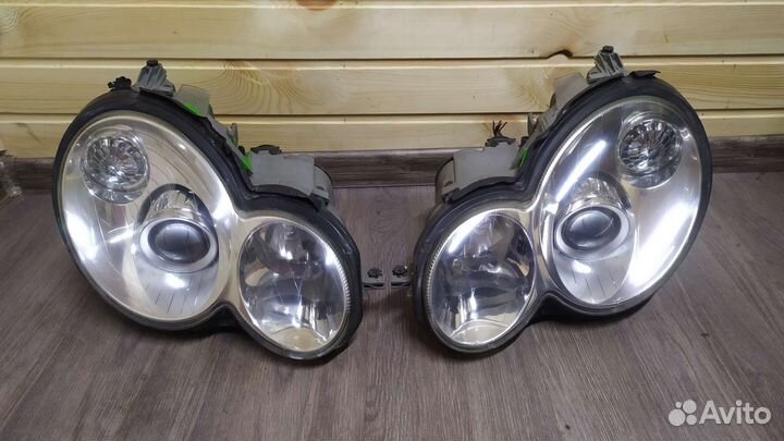 Фары биксенон (пара) Mercedes w203 купе