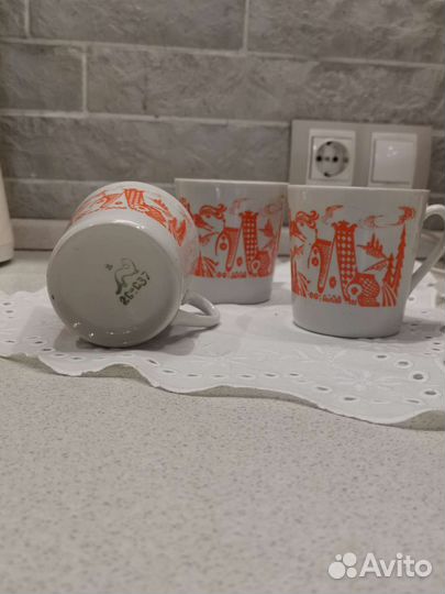 Кружки Хайта, сахарницы, тарелки Хайта