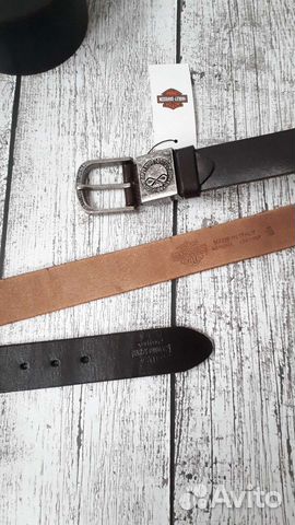 Ремень кожаный harley davidson