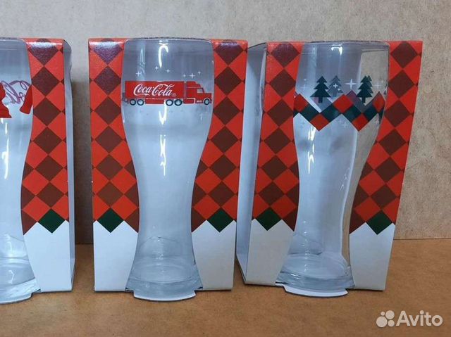 Новогодние стаканы Coca-cola