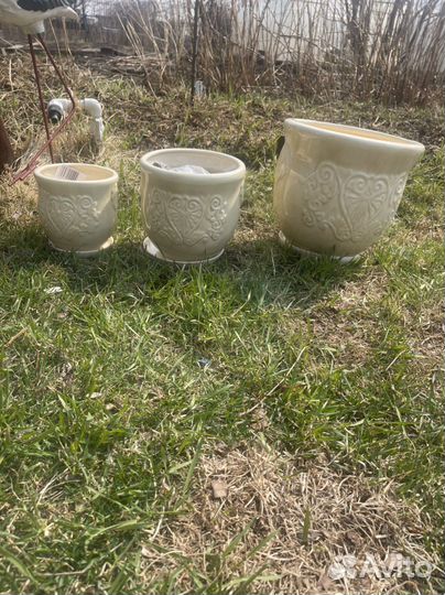 Нлвые горшки 2;3;10л