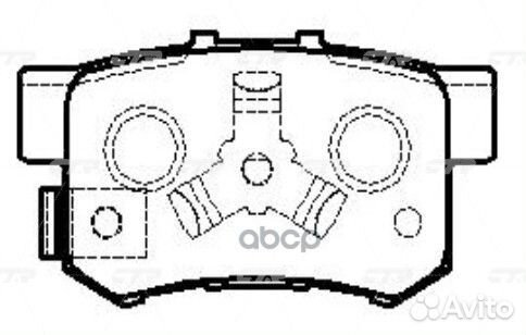 Колодки CTR GK0339 (ckho-22) GK0339 CTR