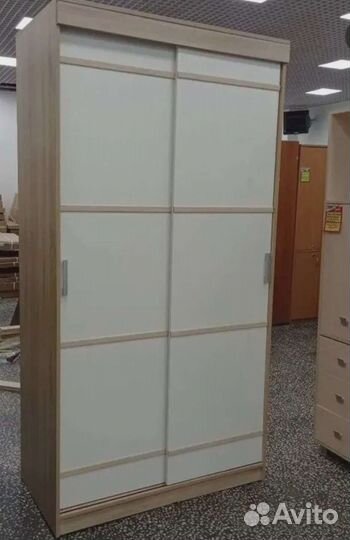 Шкаф-купе Сакура 1.4 дуб сонома -белый