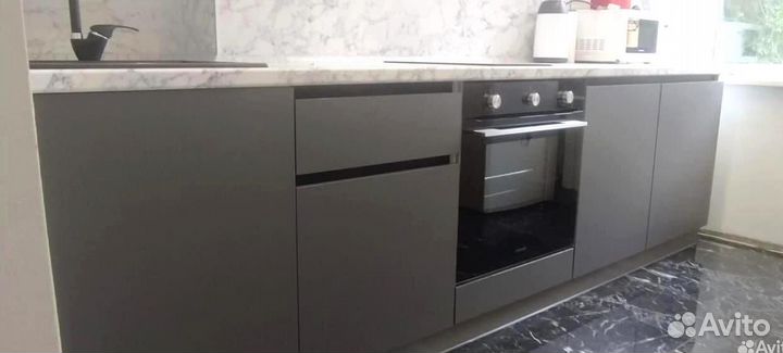 Прямая кухня по индивидуальному проекту