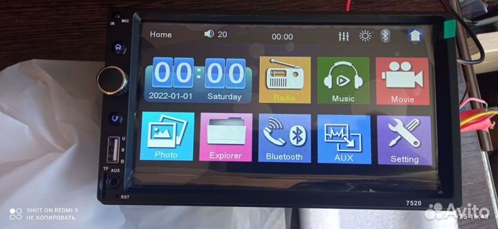 Автомагнитола новая