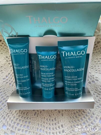 Набор Thalgo, масло д/волос, мини-скраб