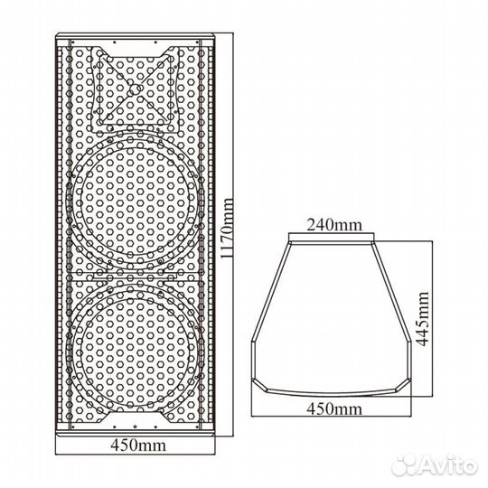 Акустическая система BLG BW 12-215A1