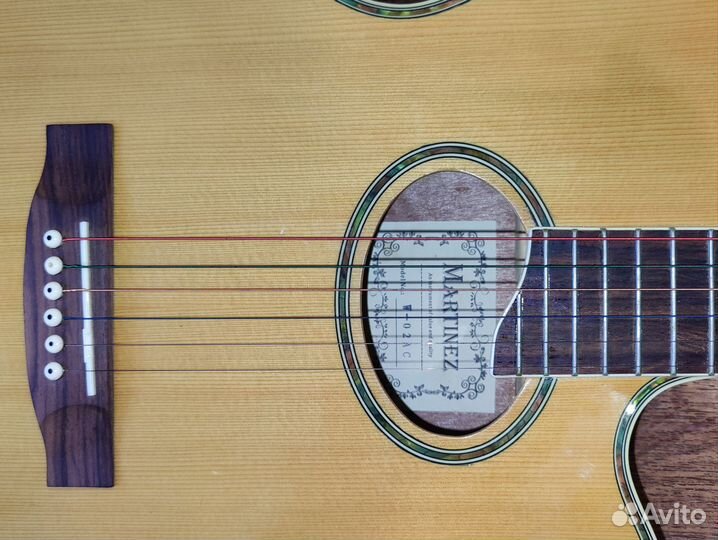 Гитара акустическая Martinez W-02AC