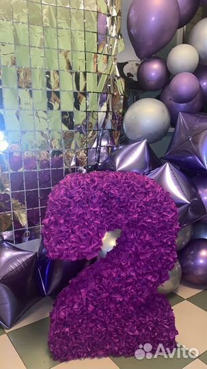 Цифра 2 на день рождения