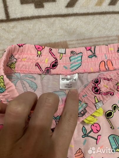 Шорты для девочки 110 116