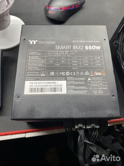 Продам блок питания Thermaltake SMART bm2 550w