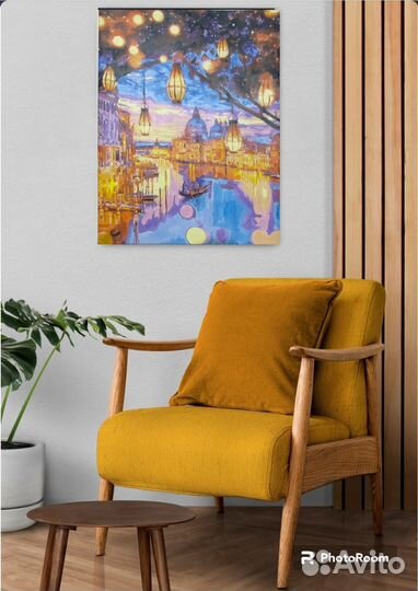 Интерьерная картина ручная работа Венеция