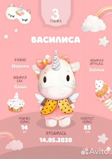 Детская метрика, постеры