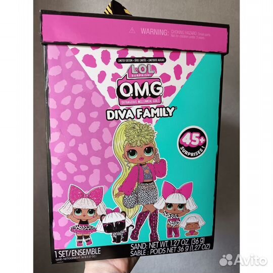 Набор кукол семья OMG Diva Family