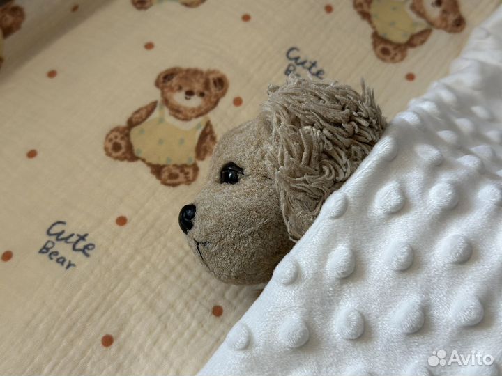 Муслиновый плед детский