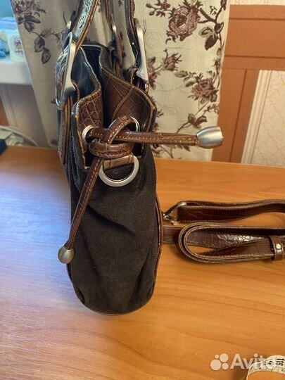 Сумка нат.замша, кожа Grace