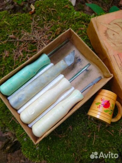 Набор для резьбы по дереву СССР
