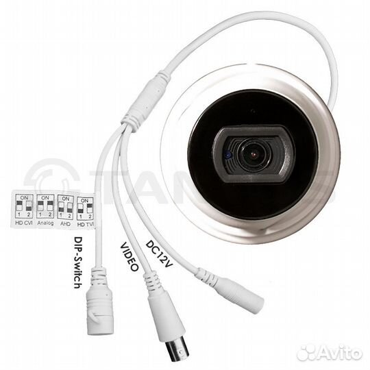 Видеокамера купольная 5мп TSc-E5HDf