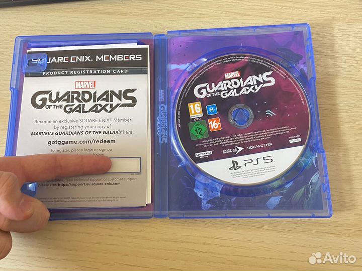 Стражи галактики PS5 диск
