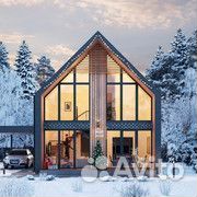 Каркасный дом под ключ 193м2 Барнхаус193