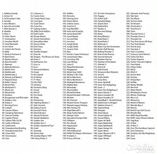 Игровая приставка Magistr mega drive 16bit