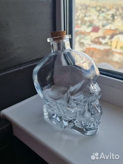 Штоф Briverre Skull в форме черепа