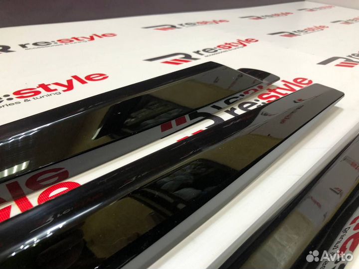 Молдинги Toyota Land Cruiser Prado 150 с18г Черные