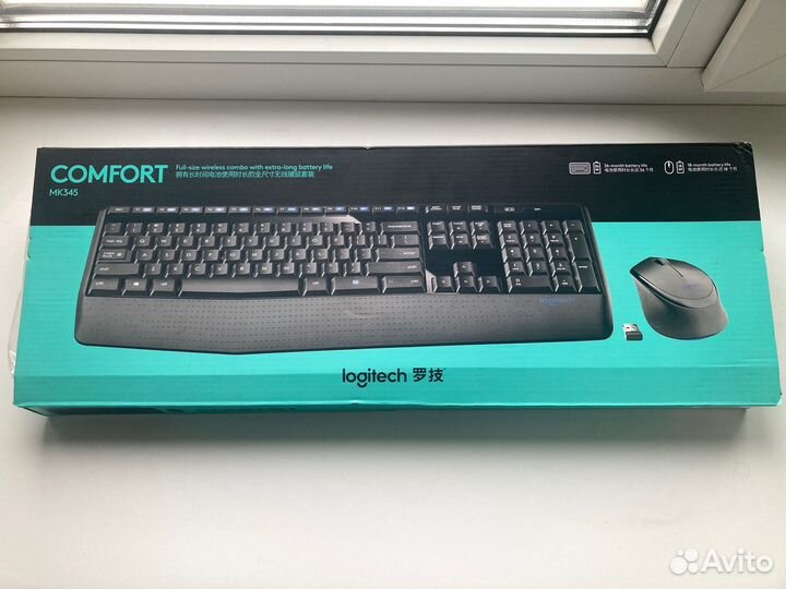 Комплект клавиатура+мышь Logitech MK345