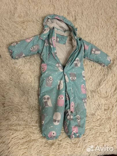 Зимний детский комбинезон