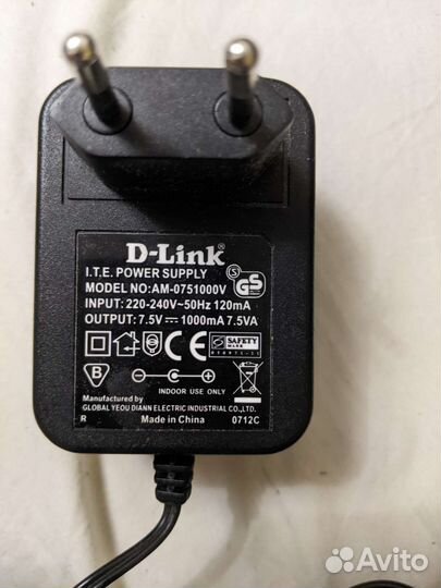 Блок питания 7.5 v