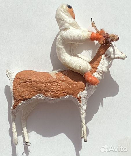 Ватные елочные игрушки СССР