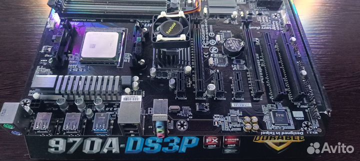 Комплект: amd fx 8350. Gigabyte GA-970A-DS3P AM3+