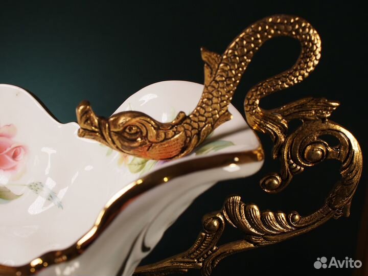 Антикварная ваза-фруктовница. Европа