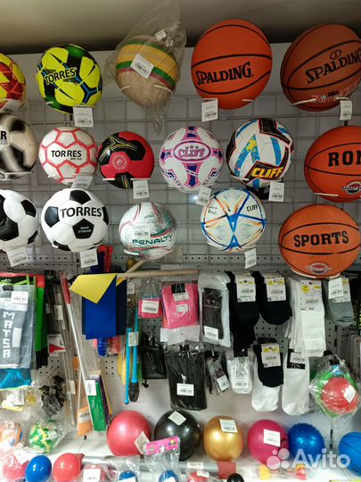 Мячи футбольные, баскетбольные, волейбольные и др