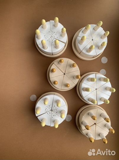 Деревянный торт (подарок на 1-4 года)