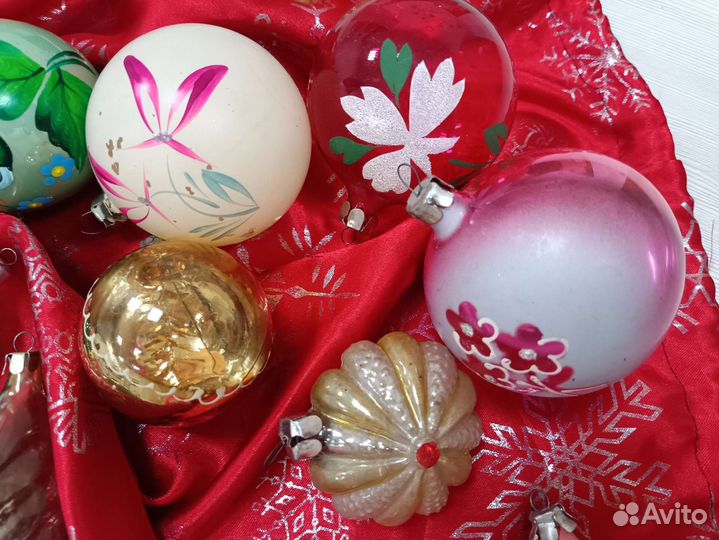 Советские стеклянные игрушки для коллекции