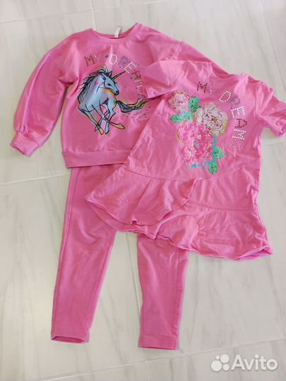 Вещи пакетом на девочку