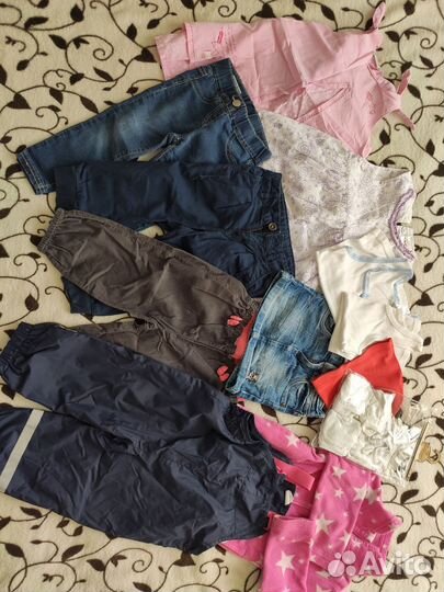 Вещи пакетом на девочку 2 года (рост 92)