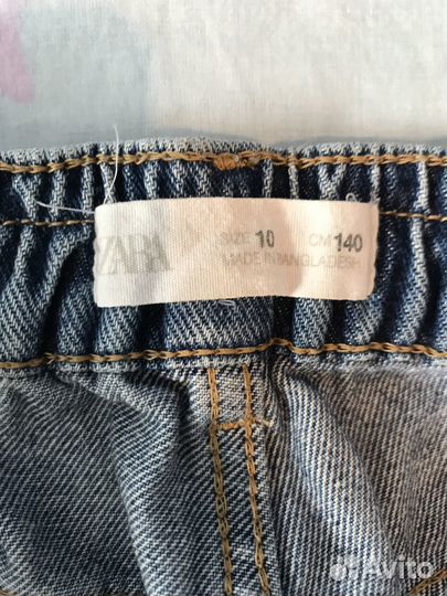 Джинсы на девочку zara, рост 140