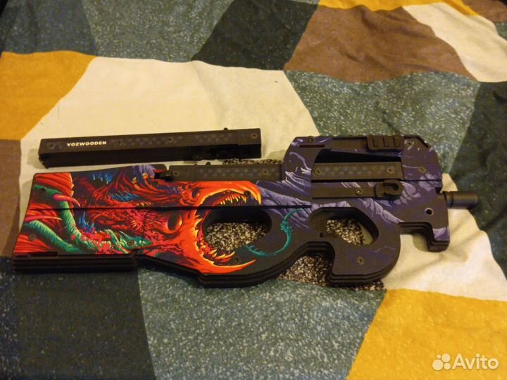 P90 пистоле стреляет ризинками